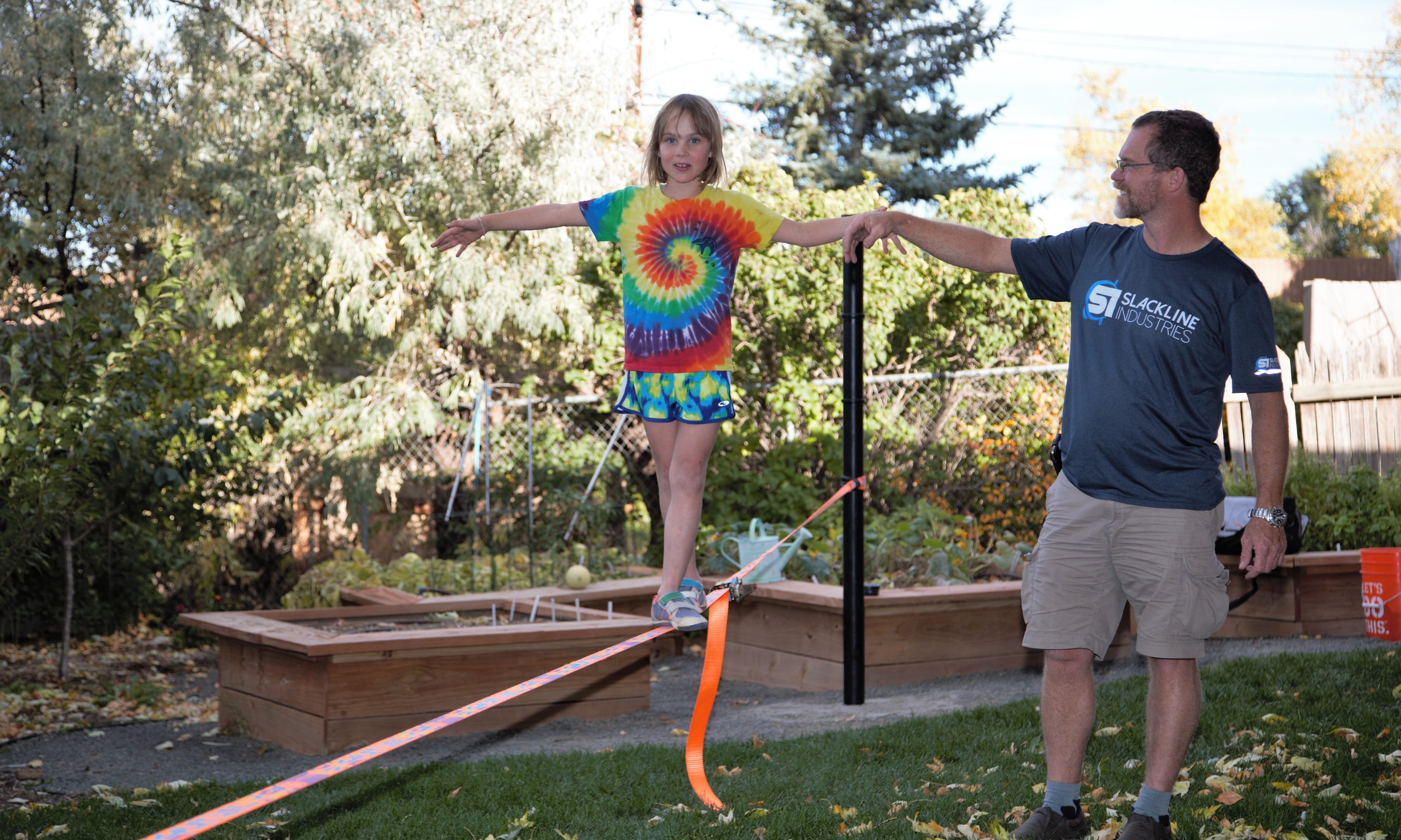 How to introduce your kids to slacklining